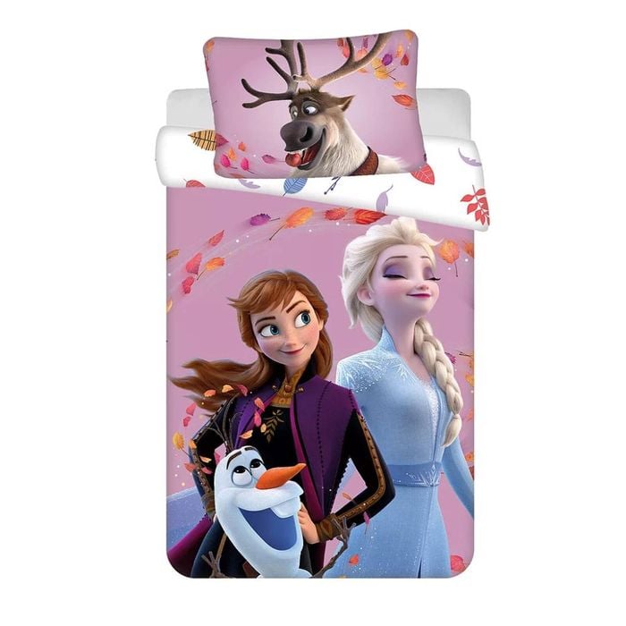 Disney Frozen Wind Kids Cotton Quilt Cover Set Toddler Bed Size