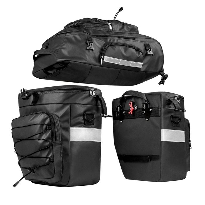 NNEOBA 3-in-1 Bike Bag 65L Large Capacity Bicycle Rear Rack Pannier