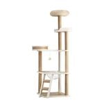Alopet Cat Tree Tower Rattan Scratching Post Scratcher Cats Condo House 153cm