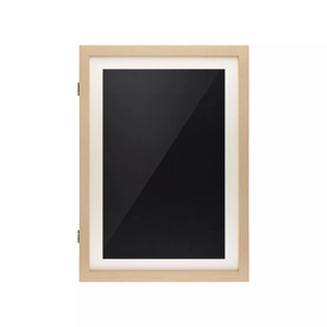 Provecta A3 Kids Art Frame Wooden Front Opening Display For Drawings & Photos Wall Hung