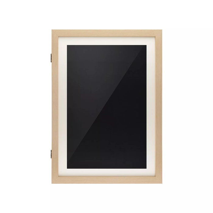 Provecta A3 Kids Art Frame Wooden Front Opening Display For Drawings & Photos Wall Hung