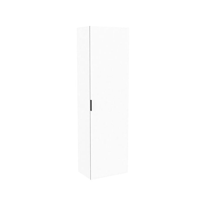 Lugna 2048 x 600 x 380mm White 3 Shelf 3 Drawer Right Hinged Door Storage Cabinet
