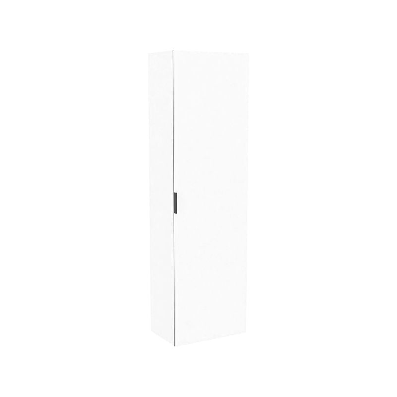 Lugna 2048 x 600 x 380mm White 3 Shelf 3 Drawers Right Hinged Door Storage Cabinet