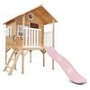 Lifespan Kids Archie Cubby House (elevated) With 1.8m Slide (pastel Pink)