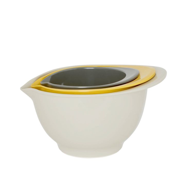 SVNA Melamine Mixing Bowl 3pcs Set Multi-Coloured 1.L/2L/3L