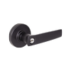 Gainsborough Neue Aurora Matt Black Entrance Lever Set