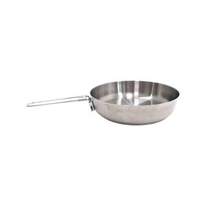 Decathlon - Hiker'S Camp Frying Pan Mh100 Stainless Steel With Two-Layer Bottom (0.9L) - One Size