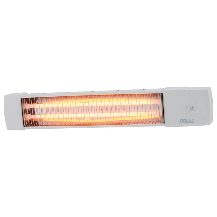 Arlec 1200W White 2 Bar Radiant Strip Heater With Pull Cord - Bunnings ...
