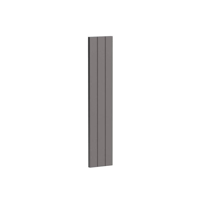 Kaboodle 150mm Smoked Grey V-Groove Cabinet Door