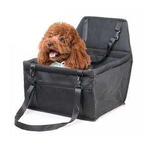 SOGA Black Waterproof Pet Booster Car Seat