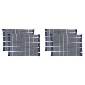 2x 2pc NF Home & Entertaining Essentials Greenland Placemat 33x45cm Solid Blue