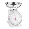 Vogue Kitchen Scale Heavy Duty Mechanical Bowl Top Stainless Steel 20kg Capacity 50g Graduation F176