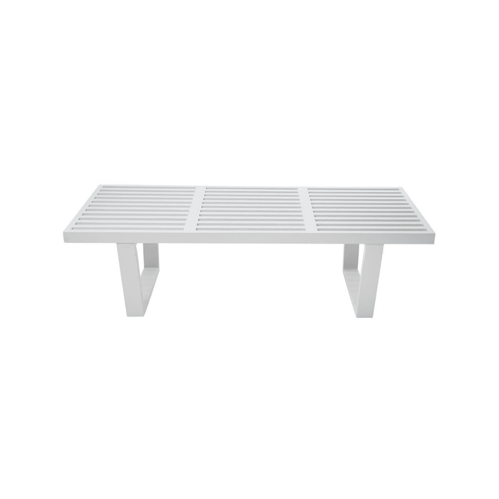 Sd House George Nelson Replica Platform Bench 122cm -  Off White