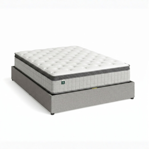 Zinus Double Gas Lift Bed Base & Pocket Spring Mattress Set, 30cm Euro