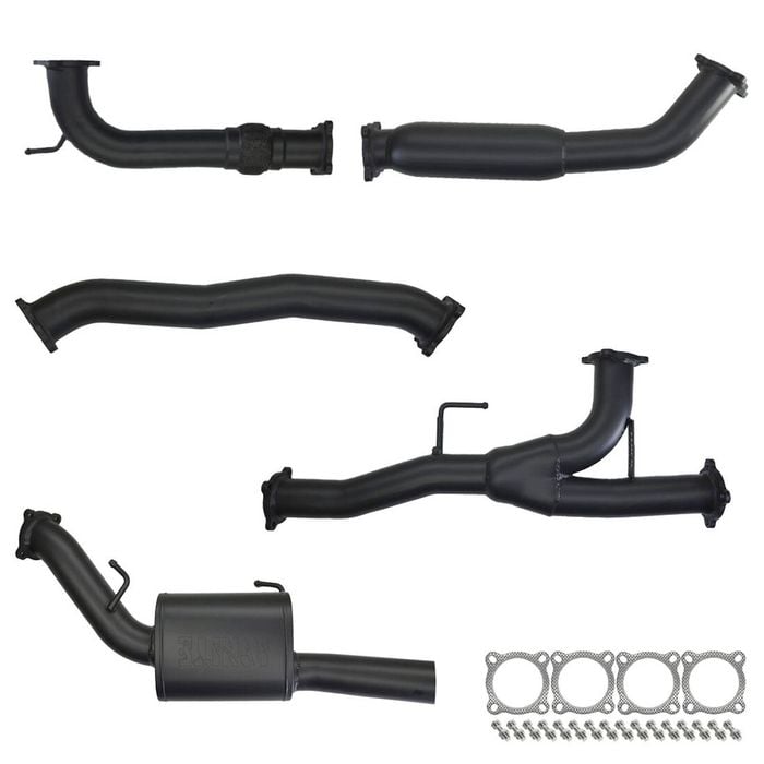 Ignite Exhausts Cat Back For Nissan Y62 Patrol 5.6l V8 3 Inch With Mid Section Hotdog 409 Stainless Steel