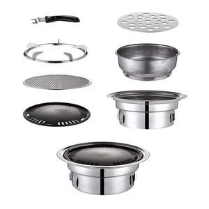 Portable Multifunctional Charcoal Barbecue Grill 13 Inch