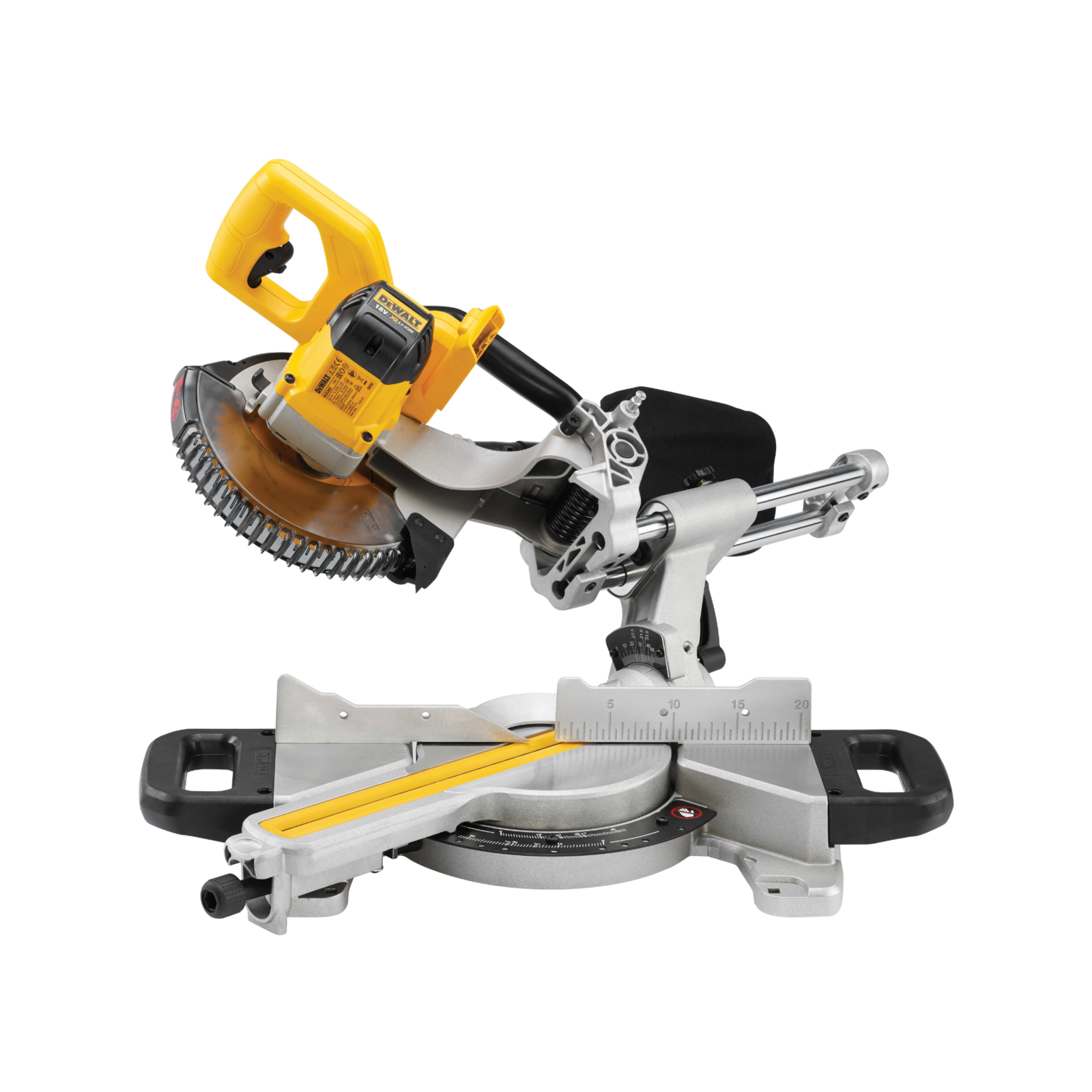 DeWALT 18V XR Li ion Cordless 184mm 7 1 4 Mitre Saw DCS365N XE Skin Only Bunnings New Zealand