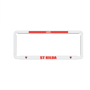 1x OFFICIAL AFL ST KILDA Car Number Plate Frame Cover Surround NEW logo