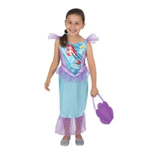 Disney Ariel & Bag Kids Costume Dress Party Cosplay Halloween Outfit Size 9-10
