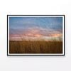 Sunset over Grasses with Sky  Print 100% Australian Made 120x90cm  (Poster)