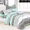 Luxor King Single Fall in Love Design Cotton Quilt Doona Duvet Cover Set