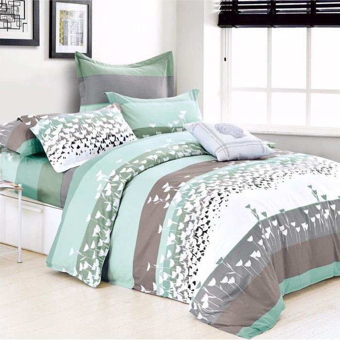 Luxor King Single Fall in Love Design Cotton Quilt Doona Duvet Cover Set