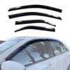 AUSGO Stainless Trim Weather Shields for Toyota Aurion 2012-2017 Weathershields Window Visors Wind Deflectors
