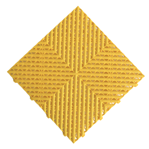 Dream Garages Australia 40 x 40cm Yellow Interlocking Garage Floor Tile - 7 Pack (1.12m2)