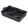 Ladelle Essentials Charcoal Set Of 3 Baking Dishes