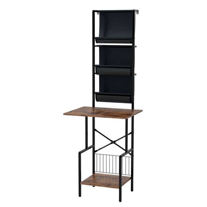 Levede Vinyl Record Display Shelf Cabinet Organizer Rack 2 Shelves 3 Racks
