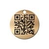 FOMO Pet Tags Dog ID Tag Brass Large
