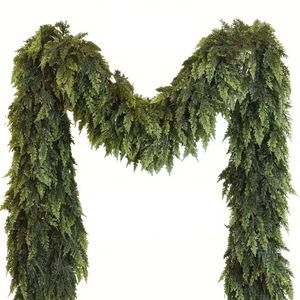 Lifebay Christmas Real Touch Cedar Garland Decor (2pcs)