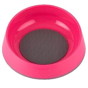 OH BOWL Magenta Pink Cats Hairball Prevention & Oral Health Care Bowl