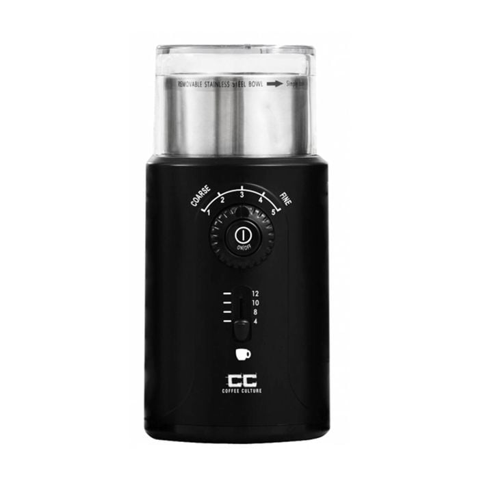 Coffee Culture 200W/24cm Electric 12-Cup Coffee Grinder - Black