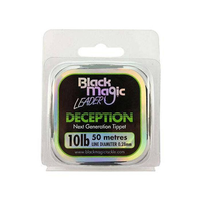 Black Magic Deception Green Copolymer Tippet Fishing Leader 10lb