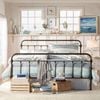 Istyle Monaco King Single Bed Frame Metal Black