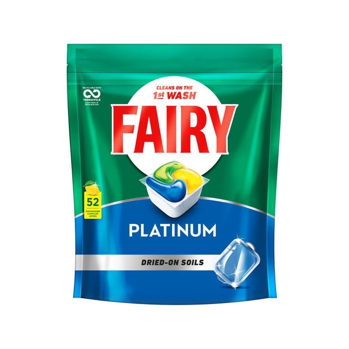 Fairy Platinum Dishwashing Tablets - 52 Pack
