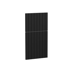 Kaboodle 400mm Black Olive V-Groove Wastebin Panels 2Pack