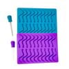 Catzon 2 Pcs Worm Ice Cube Molds with Bonus Dropper for Gummy Cookie-B