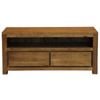 Centrum Furniture Amsterdam 2 Drawer Entertainment Unit - Light Pecan