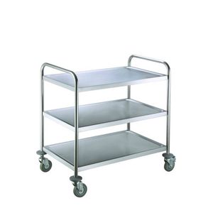 Pro.cooker 3 Tier Stainless Steel Trolley