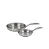 Premium Steel Induction 2 Piece Frying Pan Set 20 & 20x4cm Swiss Diamond