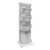 Lauft 4 Layer Laundry Basket Bathroom Multi-layer Clothes Storage Hamper