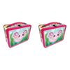 2PK Aquarius Tin Carry All Axolotl Fun Box Food Storage Lunchbox