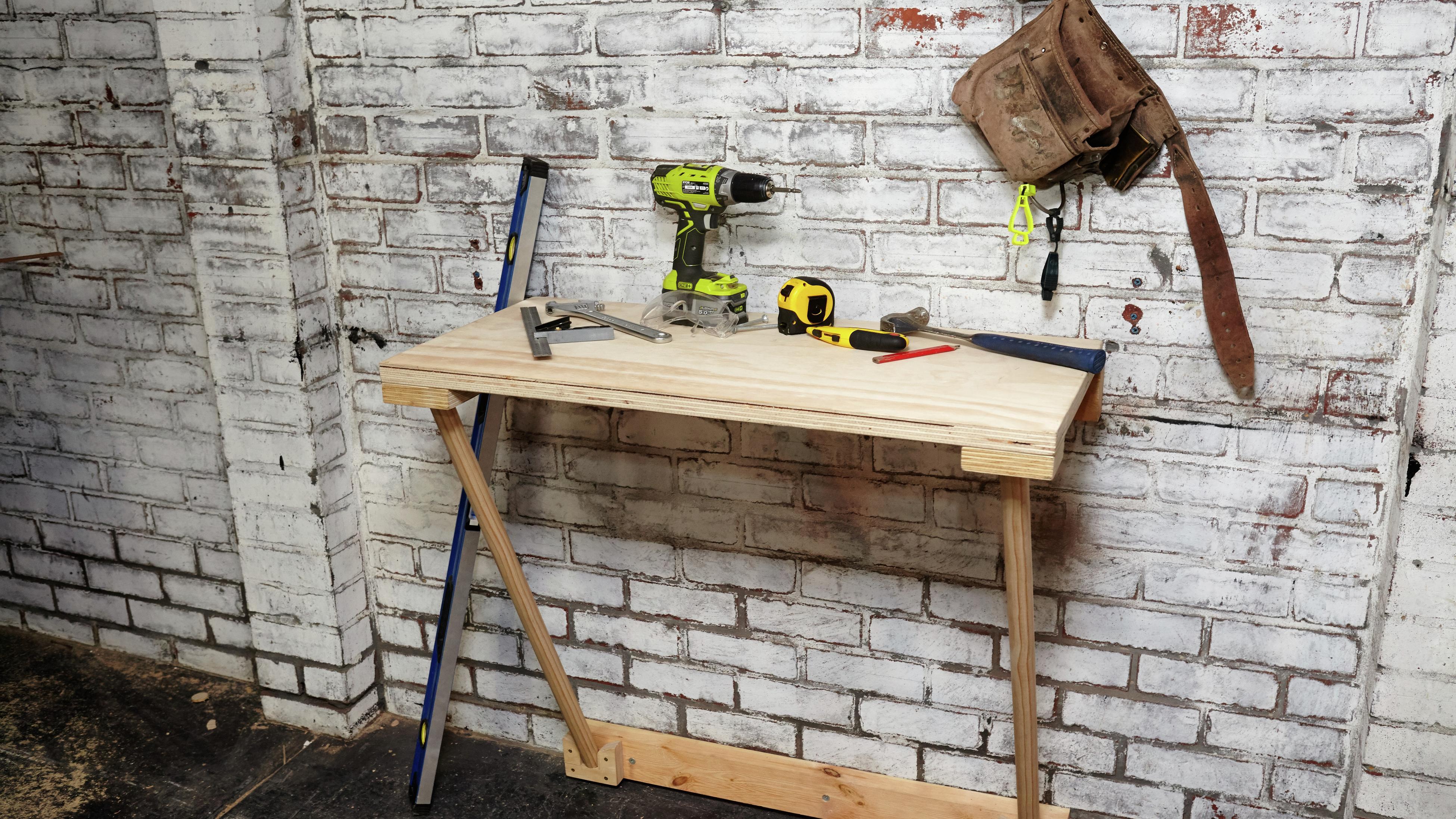 How To Make a Folding Workbench Bunnings Australia