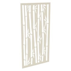 ProtectorAl 300-940w x 941-1840h Surfmist Bamboo Framed Composite Decorative Panel
