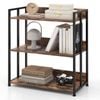 Costway 3-tier Storage Rack Multipurpose Display Shelf, Brown