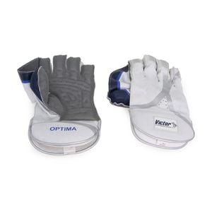 Victor Sports Wicket Keeping Gloves Leather Palm Padded Superior Adult