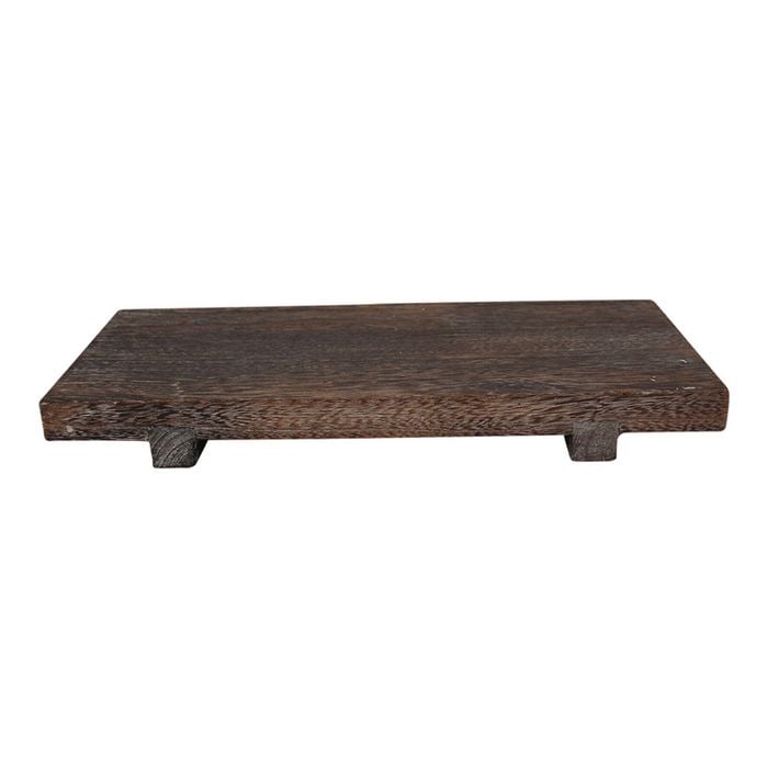 LVD Paulownia Wood 45cm Trivet Kitchen/Dining Rectangle Stand Large - Mocha
