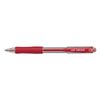 Uni Laknock Retractable Ballpoint Pen 12pcs (Fine) (Red)